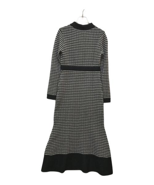 HER LIP TO（ハーリップトゥ）HER LIP TO (ハーリップトゥ) Buckingham Houndstooth Knit Dress ブラック サイズ:Sの古着・服飾アイテム