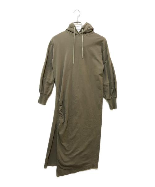 HER LIP TO（ハーリップトゥ）HER LIP TO (ハーリップトゥ) パーカーワンピース ブラウン サイズ:Freeの古着・服飾アイテム