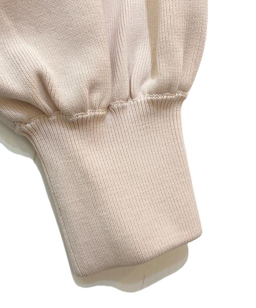 CELFORD（セルフォード）CELFORD (セルフォード) パール付きニットブルゾン ピンク サイズ:36の古着・服飾アイテム