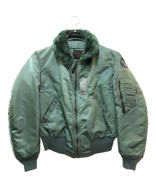 ALPHA（アルファ）ALPHA (アルファ) B-15D フライトジャケット グリーン サイズ:SMALLの古着・服飾アイテム