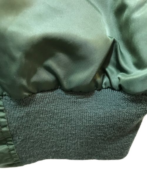 ALPHA（アルファ）ALPHA (アルファ) B-15D フライトジャケット グリーン サイズ:SMALLの古着・服飾アイテム