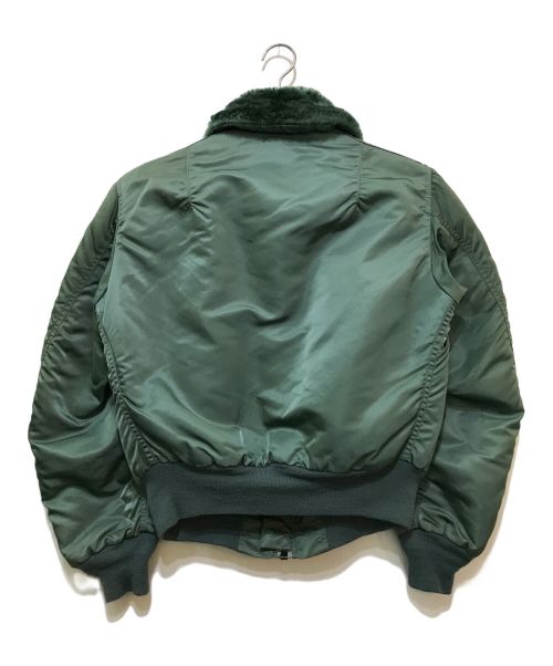 ALPHA（アルファ）ALPHA (アルファ) B-15D フライトジャケット グリーン サイズ:SMALLの古着・服飾アイテム