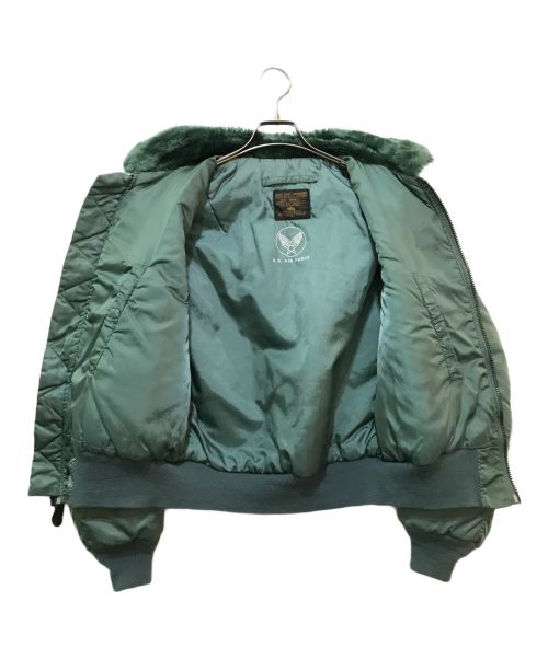 ALPHA（アルファ）ALPHA (アルファ) B-15D フライトジャケット グリーン サイズ:SMALLの古着・服飾アイテム