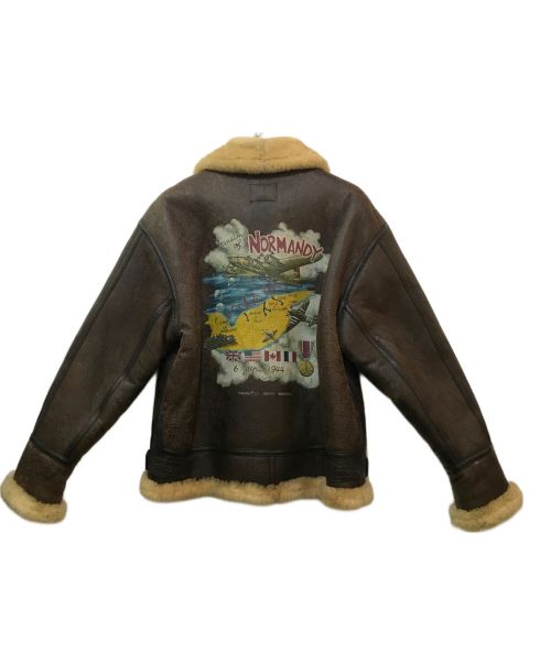 AVIREX（アヴィレックス）AVIREX (アヴィレックス) B-3 フライトジャケット ブラウン サイズ:42の古着・服飾アイテム