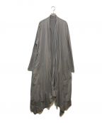 GROUND Yグラウンドワイ）の古着「ロングカーディガン GN-D05-002」｜グレー