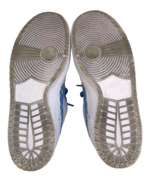 NIKE SB（ナイキエスビー）NIKE SB (ナイキエスビー) Dunk Low Pro Nicole Hause　FZ8802-100 ホワイト×ブルー サイズ:27の古着・服飾アイテム