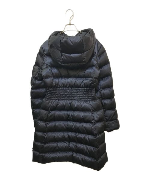 PRADA（プラダ）PRADA (プラダ) ロゴプレートダウンコート ネイビー サイズ:40の古着・服飾アイテム