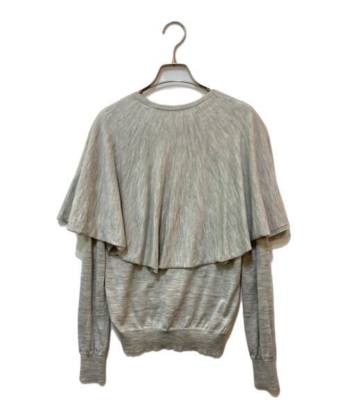 CYCLAS（シクラス）CYCLAS (シクラス) ネックデザインニット グレー サイズ:Mの古着・服飾アイテム