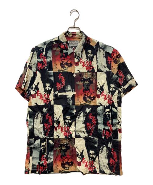 WACKO MARIA（ワコマリア）WACKO MARIA (ワコマリア) S/S HAWAIIAN SHIRT ブラック サイズ:Lの古着・服飾アイテム