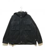 KEBOZケボズ）の古着「CORDUROY HOODIE JACKET」｜ブラック