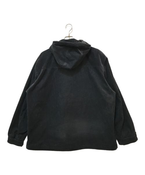 KEBOZ（ケボズ）KEBOZ (ケボズ) CORDUROY HOODIE JACKET ブラック サイズ:LARGEの古着・服飾アイテム