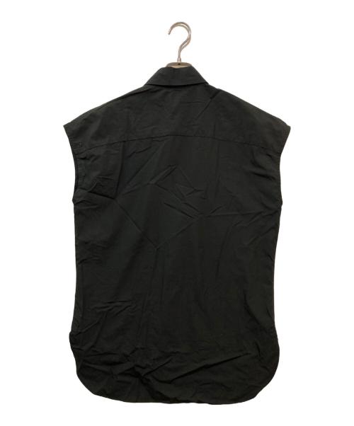 MADISON BLUE（マディソンブルー）MADISON BLUE (マディソンブルー) SLEEVELESS J.BRADLEY SHIRT　MB999-5745 ブラック サイズ:00の古着・服飾アイテム