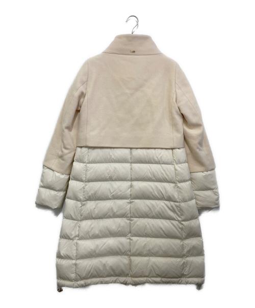 HERNO（ヘルノ）HERNO (ヘルノ) ダウン切替コート ベージュ×ホワイト サイズ:42の古着・服飾アイテム