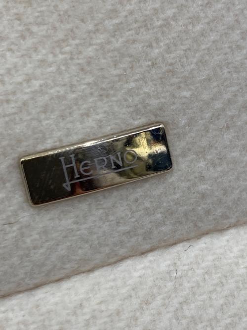 HERNO（ヘルノ）HERNO (ヘルノ) ダウン切替コート ベージュ×ホワイト サイズ:42の古着・服飾アイテム