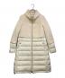 HERNO（ヘルノ）の古着「ダウン切替コート」｜ベージュ×ホワイト