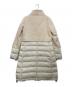 HERNO (ヘルノ) ダウン切替コート ベージュ×ホワイト サイズ:42：35000円