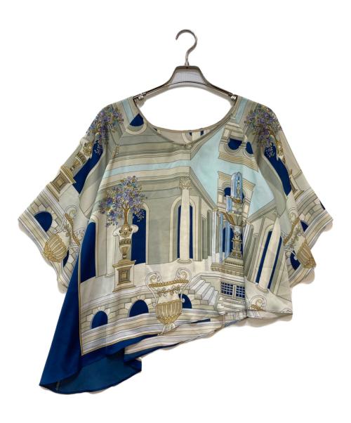 GRACE CLASS（グレースクラス）GRACE CLASS (グレースクラス) 総柄ブラウス ベージュ サイズ:46の古着・服飾アイテム