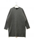 DRAWERドゥロワー）の古着「ミラノ編み9Gオーバーニット」｜グレー