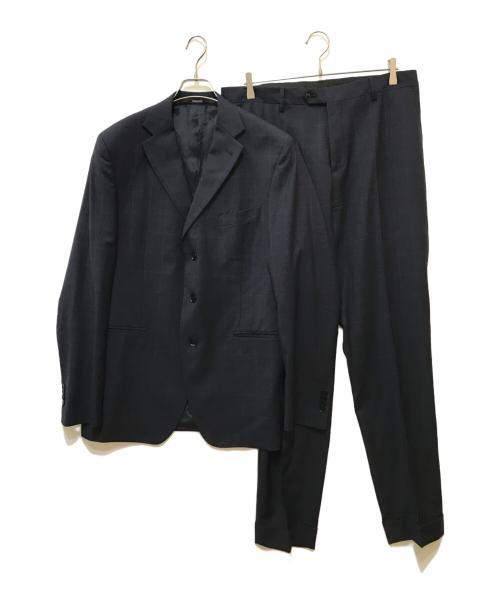 PAOLONI（パオローニ）PAOLONI (パオローニ) 3Bセットアップスーツ ネイビー サイズ:52の古着・服飾アイテム
