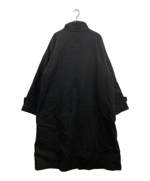 POLYPLOID（ポリプロイド）POLYPLOID (ポリプロイド) スタンドカラーウールコート　19FW-10-C ネイビー サイズ:3の古着・服飾アイテム