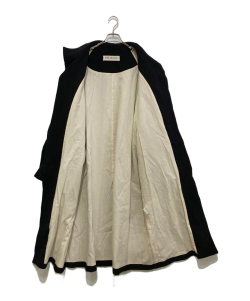POLYPLOID（ポリプロイド）POLYPLOID (ポリプロイド) スタンドカラーウールコート　19FW-10-C ネイビー サイズ:3の古着・服飾アイテム
