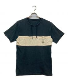 KAPITAL（キャピタル）の古着「Tシャツ」｜ネイビー