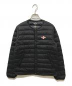 DANTONダントン）の古着「Crew Neck Inner Down Jacket　JD-8748」｜ブラック