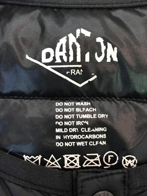 DANTON（ダントン）DANTON (ダントン) Crew Neck Inner Down Jacket　JD-8748 ブラック サイズ:34の古着・服飾アイテム