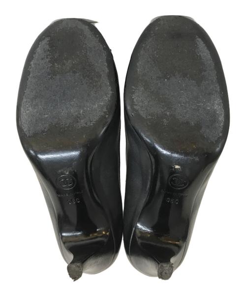 CHANEL（シャネル）CHANEL (シャネル) カメリア パンプス　G29489 ブラック サイズ:36の古着・服飾アイテム