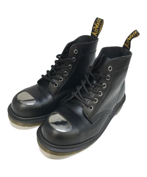 Dr.Martens（ドクターマーチン）Dr.Martens (ドクターマーチン) スチール トゥ レザーブーツ ブラック サイズ:UK3の古着・服飾アイテム