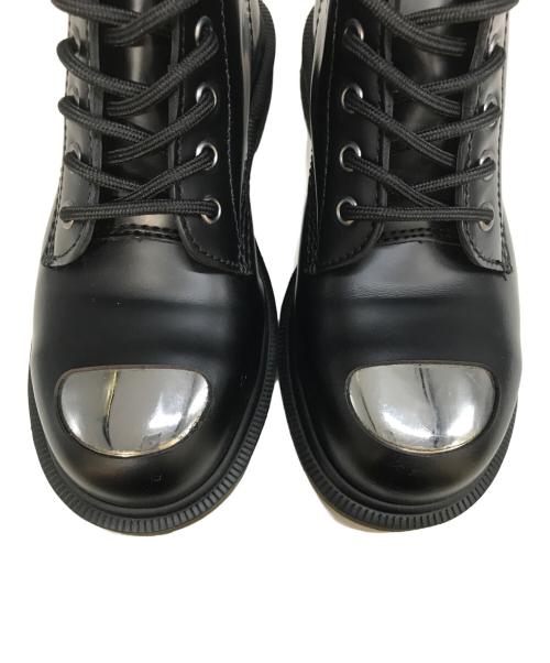 Dr.Martens（ドクターマーチン）Dr.Martens (ドクターマーチン) スチール トゥ レザーブーツ ブラック サイズ:UK3の古着・服飾アイテム