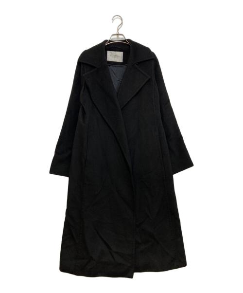 MaxMara（マックスマーラ）MaxMara (マックスマーラ) ガウンコート　10161303 ブラック サイズ:38の古着・服飾アイテム