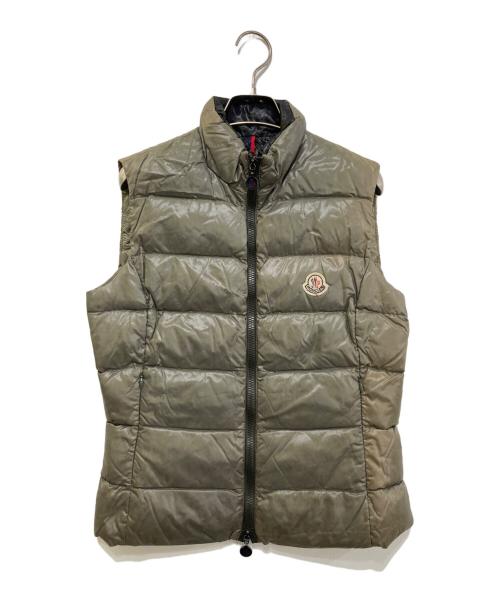 MONCLER（モンクレール）MONCLER (モンクレール) GHANY DOWN VEST グレー サイズ:1の古着・服飾アイテム