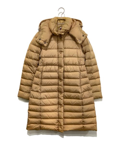 MONCLER（モンクレール）MONCLER (モンクレール) ADOXA　ダウンコート ベージュの古着・服飾アイテム