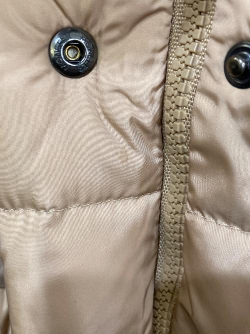 MONCLER（モンクレール）MONCLER (モンクレール) ADOXA　ダウンコート ベージュの古着・服飾アイテム