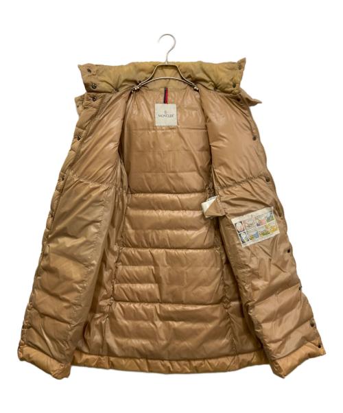 MONCLER（モンクレール）MONCLER (モンクレール) ADOXA　ダウンコート ベージュの古着・服飾アイテム