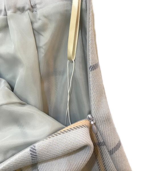 BLUE LABEL CRESTBRIDGE（ブルーレーベルクレストブリッジ）BLUE LABEL CRESTBRIDGE (ブルーレーベルクレストブリッジ) チェックスカート　55S10-629-22 ブルー サイズ:36の古着・服飾アイテム