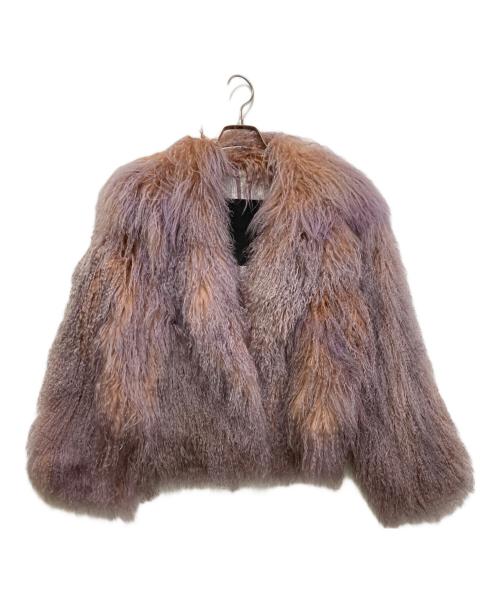 H BRAND（エイチブランド）H BRAND (エイチブランド) GRAYSON ファージャケット　3210400106 ピンク サイズ:Ｓの古着・服飾アイテム