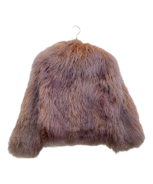 H BRAND（エイチブランド）H BRAND (エイチブランド) GRAYSON ファージャケット　3210400106 ピンク サイズ:Ｓの古着・服飾アイテム