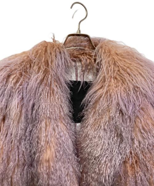 H BRAND（エイチブランド）H BRAND (エイチブランド) GRAYSON ファージャケット　3210400106 ピンク サイズ:Ｓの古着・服飾アイテム