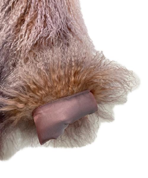 H BRAND（エイチブランド）H BRAND (エイチブランド) GRAYSON ファージャケット　3210400106 ピンク サイズ:Ｓの古着・服飾アイテム