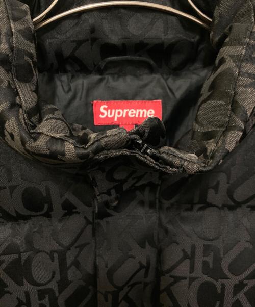 SUPREME（シュプリーム）Supreme (シュプリーム) Jacquard Puffy Jacket ブラック サイズ:Lの古着・服飾アイテム