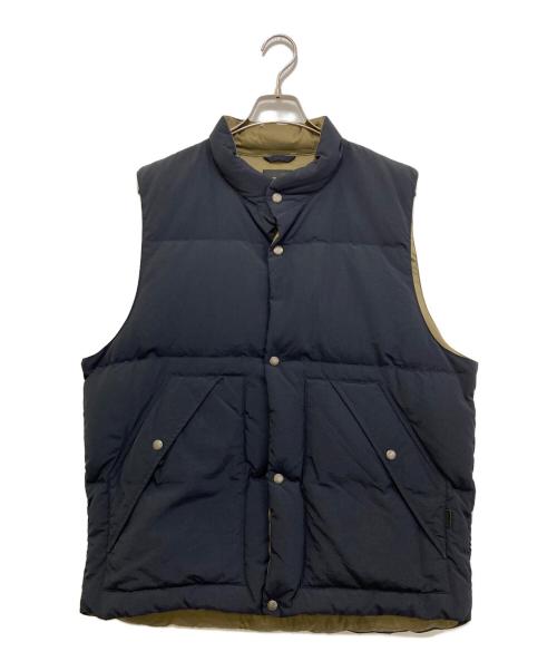 Snow peak（スノーピーク）Snow peak (スノーピーク) ダウンベスト　JSR-JK-22AU001 ネイビー サイズ:Lの古着・服飾アイテム