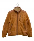 AVIREXアヴィレックス）の古着「MOUTON RIDERS JACKET」｜ブラウン