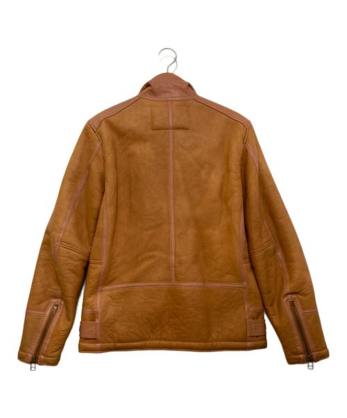 AVIREX（アヴィレックス）AVIREX (アヴィレックス) MOUTON RIDERS JACKET ブラウン サイズ:Lの古着・服飾アイテム