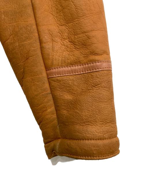 AVIREX（アヴィレックス）AVIREX (アヴィレックス) MOUTON RIDERS JACKET ブラウン サイズ:Lの古着・服飾アイテム