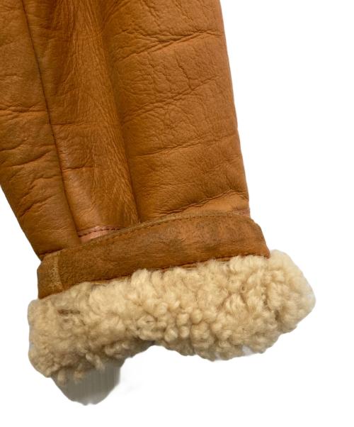 AVIREX（アヴィレックス）AVIREX (アヴィレックス) MOUTON RIDERS JACKET ブラウン サイズ:Lの古着・服飾アイテム