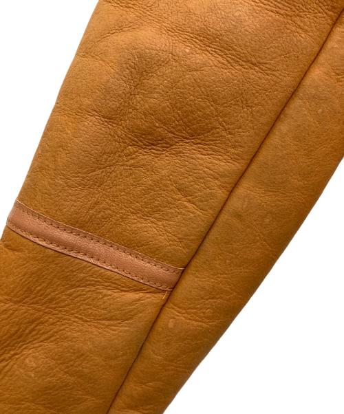 AVIREX（アヴィレックス）AVIREX (アヴィレックス) MOUTON RIDERS JACKET ブラウン サイズ:Lの古着・服飾アイテム