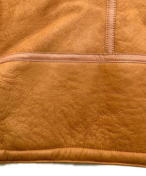 AVIREX（アヴィレックス）AVIREX (アヴィレックス) MOUTON RIDERS JACKET ブラウン サイズ:Lの古着・服飾アイテム