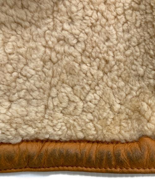 AVIREX（アヴィレックス）AVIREX (アヴィレックス) MOUTON RIDERS JACKET ブラウン サイズ:Lの古着・服飾アイテム